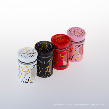 Marble print toothpick box seasoning bottle multi-color choice spice jars barbecue seasoning containers storage